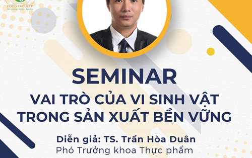 Seminar: Vai Trò Của Vi Sinh Vật Trong Sản Xuất Bền Vững