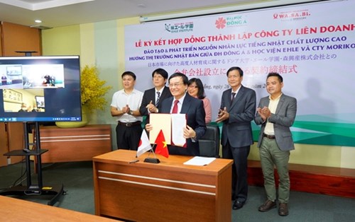 Hợp tác thành lập công ty liên doanh phát triển nguồn nhân lực tiếng Nhật chất lượng cao