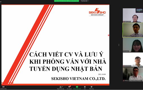 Cùng chuyên gia Nhật "viết CV và đối sách phỏng vấn với doanh nghiệp Nhật"