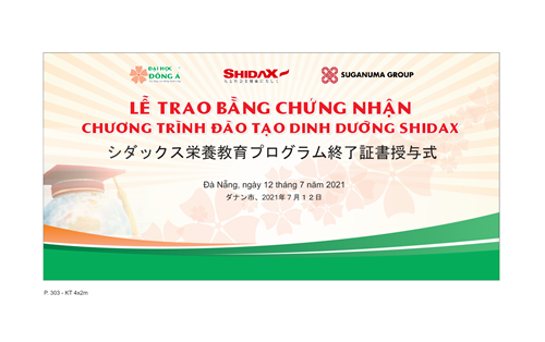 Lễ trao giấy chứng nhận chương trình đạo tạo Dinh dưỡng Shidax