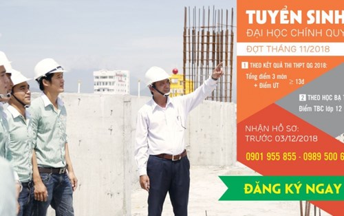 Thông báo tuyển sinh Đại học chính quy - Kỳ mùa xuân năm 2018