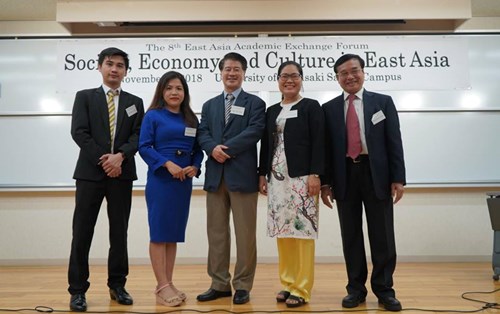 Đại học Đông Á tham gia Hội thảo học thuật liên kết tại Nhật Bản